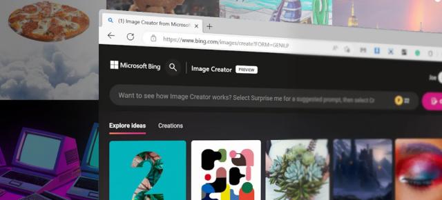 Noul motor de căutare Bing, cu AI integrat, poate folosi acum DALL-E pentru generarea de imagini pe bază de text
