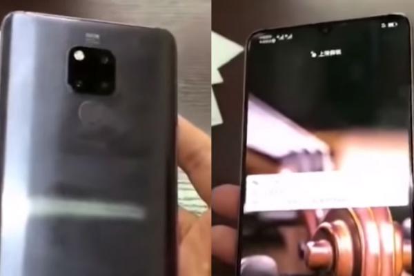 Huawei Mate 20 apare în primul clip video hands-on, în varianta argintie