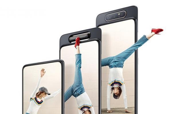 Samsung Galaxy A80 devine oficial: Telefon cu cameră rotativă triplă, cu senzor principal de 48 MP