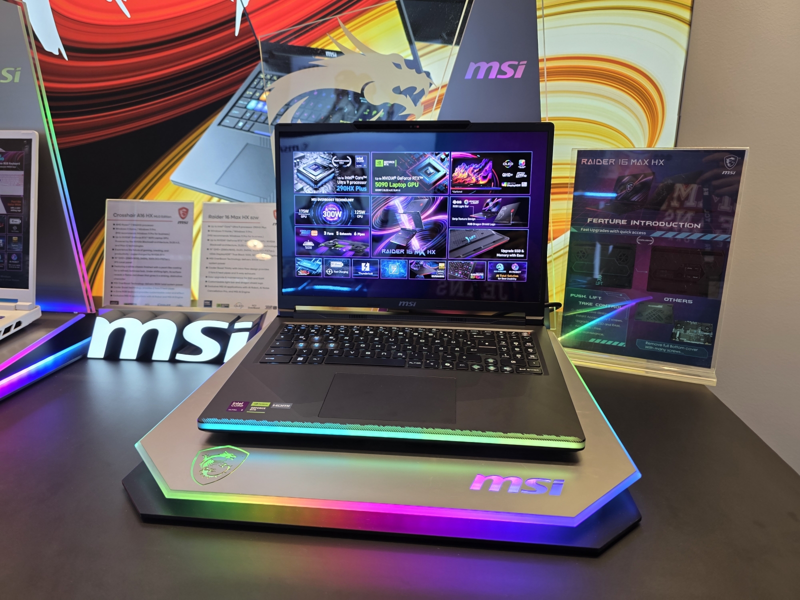 MSI Katana, Cyborg, Raider, Crosshair - Fotografii IFA 2026 (galerie)