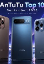 Top 10 midrange în AnTuTu: MediaTek ocupă toate locurile, OPPO excelează cu patru telefoane