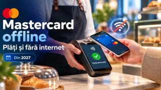 Mastercard pregătește o schimbare importantă pentru români; Cardul va funcționa la POS chiar și fără conexiune la Internet
