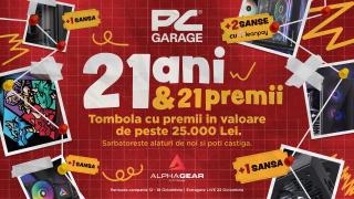 PC Garage sărbătorește 21 de ani cu o tombolă aniversară și 21 de premii pentru comunitatea de gaming