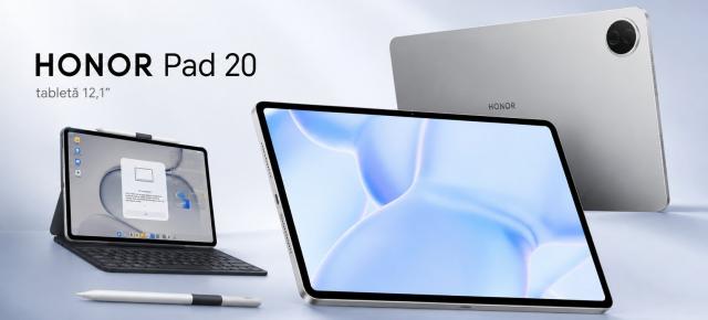 HONOR lansează Pad 20 cu ecran 3K de 120 Hz și conectivitate 5G – varianta cu modem celular primește 8 GB RAM și cameră principală de 13 MP