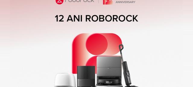 Roborock sărbătorește 12 ani cu promoții aniversare la eMAG și Altex – ce aspiratoare Saros, Qrevo și F25 intră în campanie