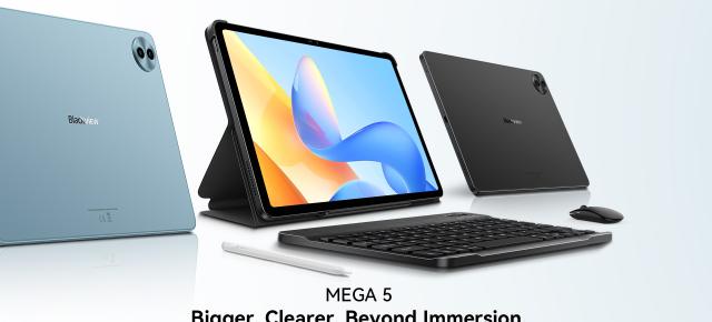 Blackview prezintă tableta Mega 5 cu diagonală de 12.2 inch, oferă multe la bani puțini, inclusiv stylus, 12 GB RAM