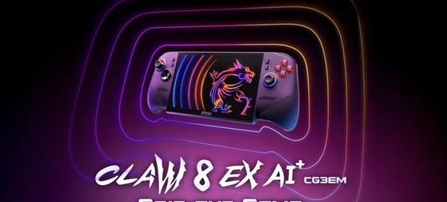 MSI Claw 8 EX AI+ ajunge pe piață pe 23 iunie; Consola portabilă de gaming ar putea costa aproximativ 1.500 de dolari