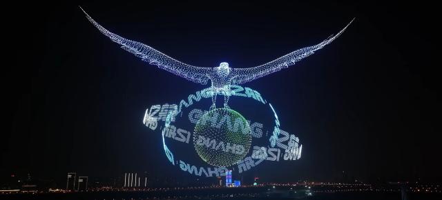 China stabilește un nou record mondial - peste 22.500 de drone au zburat simultan într-un spectacol ce a fost inclus în Guinness World Records