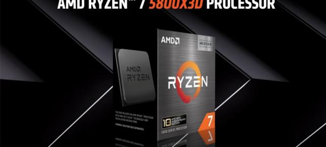 AMD abordează diferit criza componentelor: Ryzen 7 5800X3D revine acum într-o ediție aniversară, iar noul 7700X3D promite gaming de top la costuri mai reduse