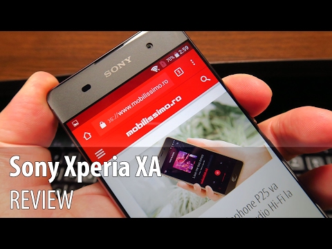 Sony Xperia XA Video Review în Limba Română