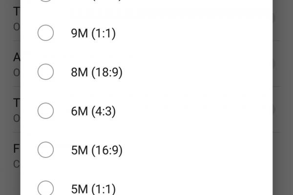 Interfață grafică cameră ASUS ZenFone 5z (capturi de ecran)