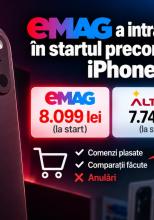 eMAG a ratat startul cu iPhone 18 Pro: a pornit mai scump și a reglat prețul din mers, după valul de anulări