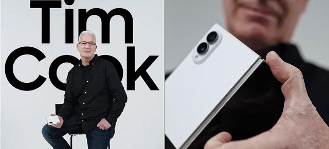 Samsung a angajat un „Tim Cook” să promoveze Galaxy Z Fold 8