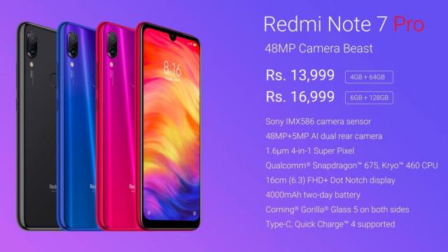 <b>Xiaomi Redmi Note 7 Pro devine oficial, cu camera de 48 de megapixeli, procesor Snapdragon 675; Costă sub 200 dolari</b>Xiaomi Redmi Note 7 Pro a devenit în sfârşit oficial astăzi, după o îndelungată perioada de scăpări. Unele datează chiar dinainte de apariţia lui Redmi Note 7. Terminalul Pro are câte ceva în comun cu varianta normală, dar face şi nişte upgrade-uri de sto