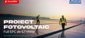 Allview Solar Energy a semnat contractul cu Autoliv România, urmând să implementeze un proiect fotovoltaic important de 5.7 MWp