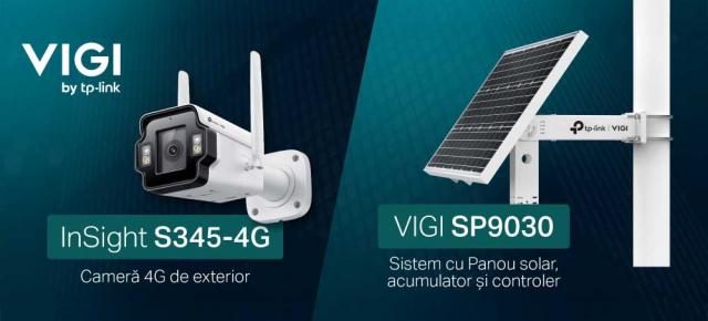 Gama TP-Link VIGI ajunge pe piața din România; Camere IP panoramice, sisteme autonome și platformă cloud pentru administrare centralizată