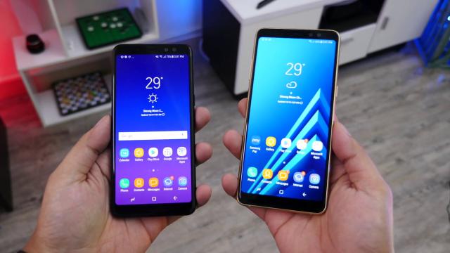 <b>Samsung Galaxy A8 şi Galaxy A8+ (2018) primesc o recenzie prematură înainte de lansare; Am aflat totul despre cele două telefoane! (Video)</b>În ultima lună am văzut numeroase scăpări ale lui Samsung Galaxy A8 (2018), dar şi unele pentru versiunea A8+ (2018), chiar dacă multă vreme am cunoscut aceste terminale sub numele de Galaxy A5 (2018) şi Galaxy A7 (2018). Acum ele primesc leak-ul suprem..