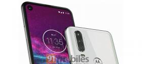 Motorola One Action apare în randări care îi prezintă camera triplă şi camera selfie în "bulina" din ecran