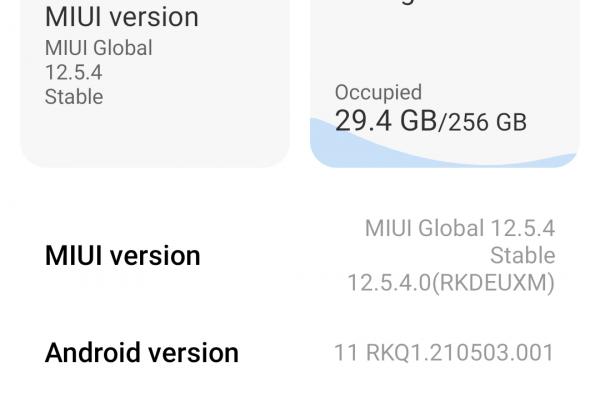 Galerie capturi de ecran Xiaomi 11T Pro (Screenshots intefață grafică)