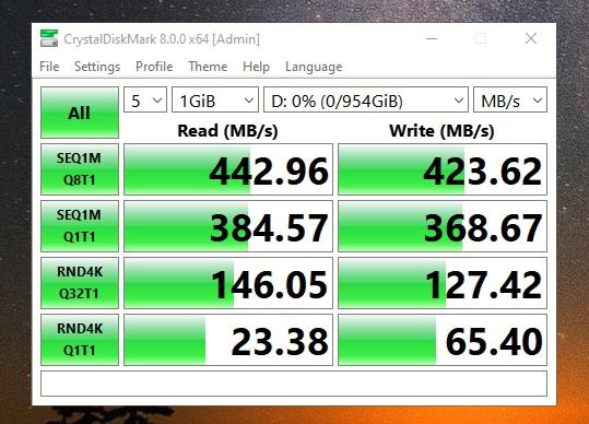 Teste - SSD Kingston XS2000