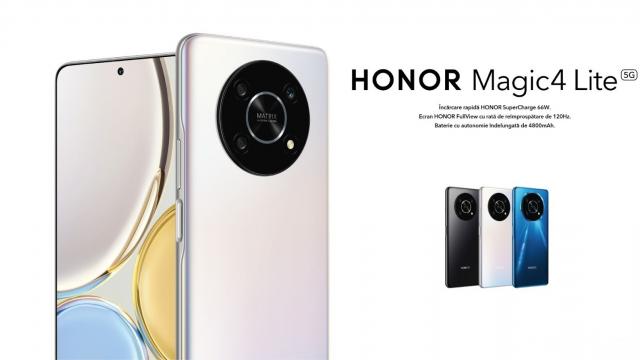 <b>HONOR Magic4 Lite este acum disponibil în România, cu încărcare la 66W, CPU Snapdragon 695 5G</b>HONOR anunţă că telefonul midrange Magic4 Lite este acum disponibil în România şi ne detaliază atuurile sale. Vă reamintesc că am pus mâna pe acest dispozitiv pentru o sesiune hands on la evenimentul local de lansare a brandului HONOR