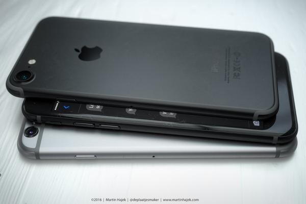 Varianta Space Black destinată lui iPhone 7 ne este prezentată în randări 3D