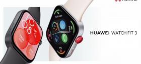 HUAWEI Watch Fit 3 a debutat! Are design elegant în stil Apple Watch, buton crown pentru control precis, autonomie de până la 10 zile