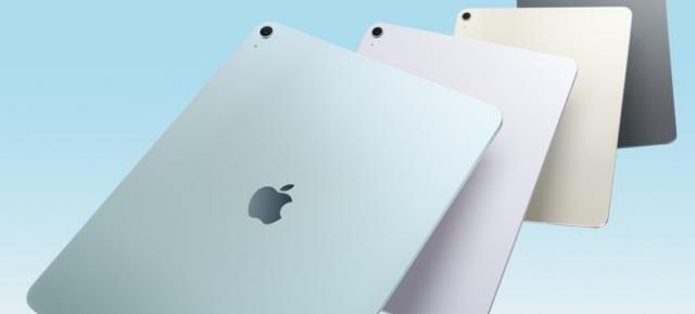 Apple anunță noul iPad Air (2024), acum în două dimensiuni (11 și 13 inch), procesor Apple M2