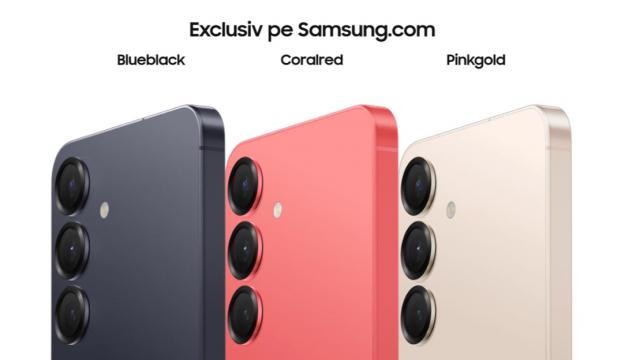 <b>Samsung Galaxy S25 se vinde în culori exclusive pe site-ul Samsung: roșu, verde sau rose gold </b>Samsung ne-a obișnuit ca în ultimii ani să lanseze și culori exclusive pentru smartphone-urile flagship, iar așa se întâmplă și acum cu modelele din seria Galaxy S25. Descoperim și cum arată acel Titanium Jetblack care apărea 