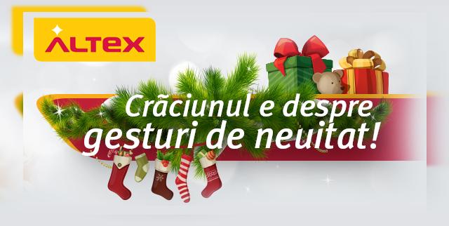 Descent valve wedding Altex dă startul campaniei de Crăciun; reduceri la toată gama de produse în  perioada 8 - 25 decembrie