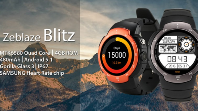 <b>Zeblaze Blitz 3G este un smartwatch cu look sportiv, slot SIM și GPS; costă doar 90 euro în depozitul european al unui retailer chinez!</b>Achiziția unui smartwatch se poate dovedi a fi destul de dificilă, asta mai ales dacă vă doriți caracteristici superioare precum prezența unui slot SIM la pachet, posibilitatea de a realiza apeluri sau prezența unui modul GPS. Ei bine, toate acestea le 