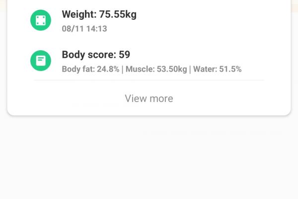 Xiaomi Mi Body Composition Scale 2 - Capturi aplicație