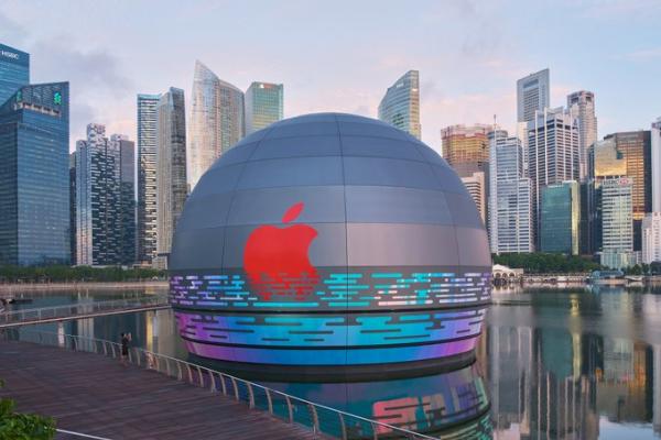 Apple va deschide un magazin plutitor în formă de sferă în Singapore; Iată cum arată