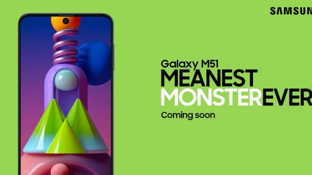 <b>Samsung Galaxy M51 primeşte un teaser oficial, ni se promite "un monstru cu baterie de 7000 mAh"; Avem şi imagini noi</b>Samsung Galaxy M51 a tot înregistrat scăpări în ultima vreme, iar acum telefonul cu baterie de 7000 mAh primeşte şi un teaser de la Samsung. Samsung a postat un teaser pentru acest produs pe pagina Amazon India cu motto-ul "cel mai rău monstru vreodată".