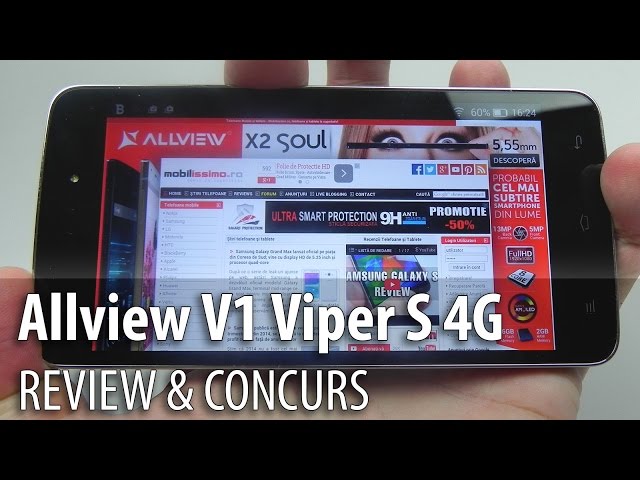 Allview V1 Viper S 4G Review & Concurs (Telefon LTE cu blitz frontal) - Mobilissimo.ro
