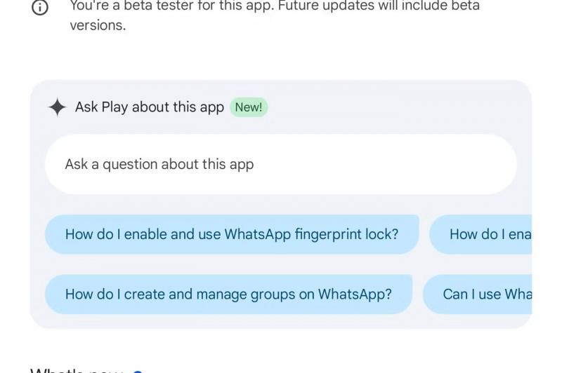Gemini AI a ajuns și în Play Store: whatsapp-google-play-ask-app.jpeg