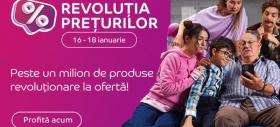 Revoluția Prețurilor a început pe eMAG cu 3 zile de reduceri la peste un milion de produse în perioada 16-18 ianuarie; Iată ce poți cumpăra! 