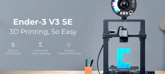 Te simți creativ? Profită de oferta pentru imprimanta 3D Creality Ender-3 V3 SE 3D de pe Cafago și transformă ideile în realitate