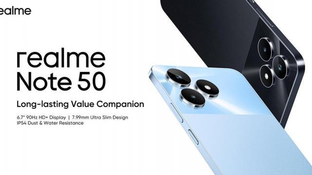 <b>realme Note 50 lansat oficial: sună a telefon de sub 500 de lei </b>realme Note 50 a fost lansat oficial astăzi, după o perioadă de teasere şi scăpări. Avem de-a face cu un telefon midrange cu ecran mare şi cu dotări care duc mai mult cu gândul la un "Lite", decât la un Note în accepţiunea clasică

