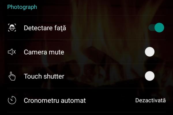 Interfață grafică cameră iHunt Hero