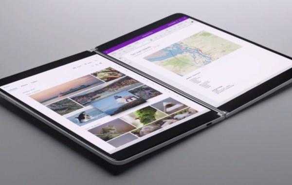 Microsoft a lansat tableta cu două ecrane care se deschide ca o carte: Surface Neo rulează Windows 10X