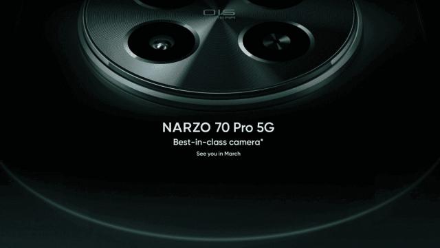 <b>Realme Narzo 70 Pro 5G vine în martie; Camera de 50 MP cu OIS, smartphone accesibil</b>Realme se pregătește să adauge un nou smartphone în gama sa accesibilă, Narzo, prin lansarea așteptată a modelului Narzo 70 Pro 5G în martie. După dezvăluirea recentă a modelelor Realme 12 Pro și 12 Pro+, compania își continuă expansiunea cu acest nou..