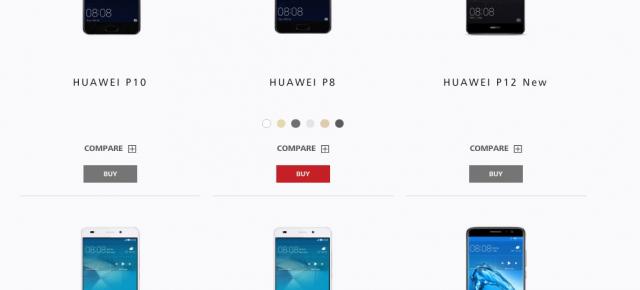 Huawei P11 şi Huawei P12 îşi fac apariţia pe pagini de test pe Huawei.com