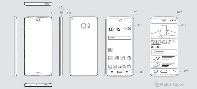 Samsung ia în calcul decupajul a la iPhone X; Noi brevete arată şi împrumutul de design de la Xiaomi sau Essential Phone