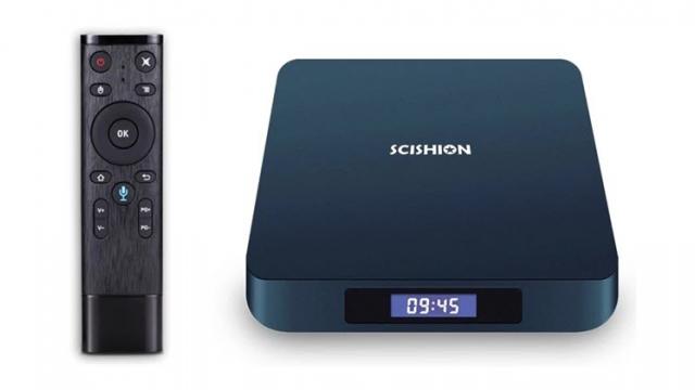 <b>Scishion AI ONE este un TV Box cu Android 8.1 și redare 4K; Primește o reducere atractivă pe Cafago</b>Pentru cei care doresc să își transforme televizorul non-Smart într-unul inteligent fără a cheltui prea mulți bani există posibilitatea de a alege un TV BOX. O sugestie pentru un astfel de produs vine astăzi din partea Cafago care pe deasupra ne oferă