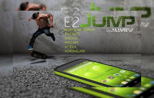 Allview anunță E2 Jump, un smartphone rezistent la apă, cu 2 difuzoare frontale puternice