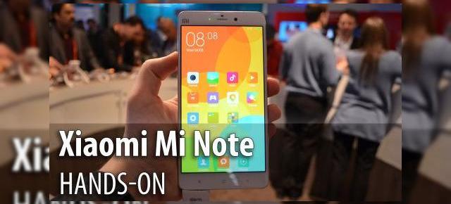 MWC 2015: Xiaomi Mi Note hands-on - alternativă solidă la iPhone 6 Plus, cu sticlă curbată şi talie subţire (Video)