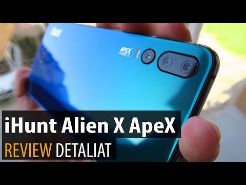iHunt Alien X ApeX Video Review (Telefon cu 5 camere în total, spate arătos în gradient)