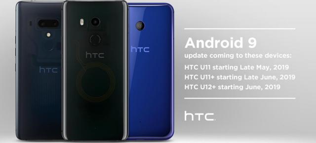 HTC oferă detalii mai clare despre actualizarea la Android Pie pentru HTC U12+, U11 şi U11+