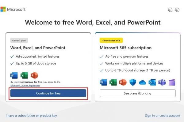 Microsoft experimentează un Office gratuit pentru Windows: stocare exclusiv în cloud și reclame integrate